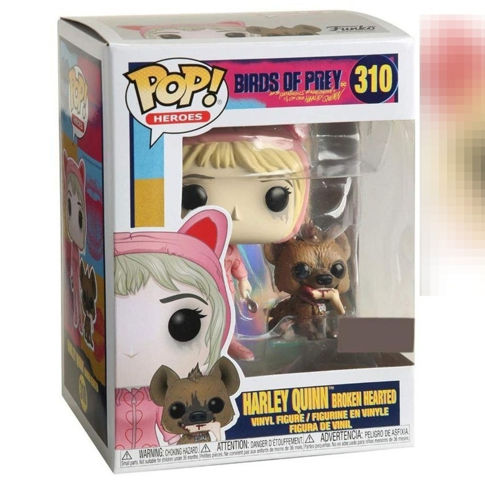 Funko POP Heroes Birds of Prey Harley Quinn Broken Hearted 310 Vinyl Figure New